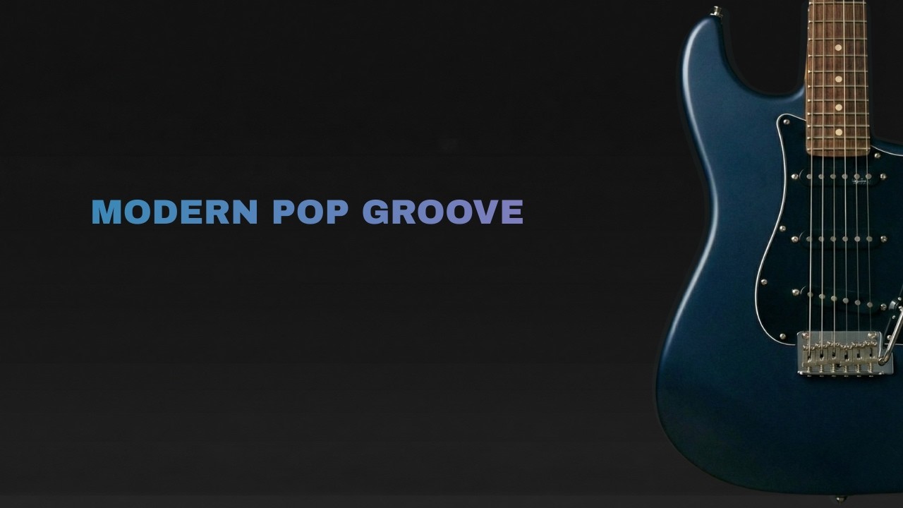 Modern Pop Groove Backing Track – F# Minor – 115 BPM