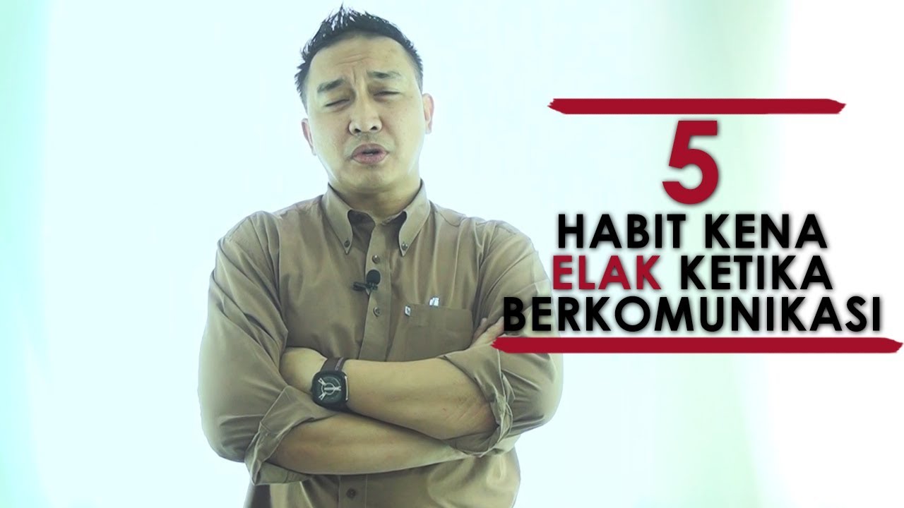 5 Habit yang kena elak ketika berkomunikasi!