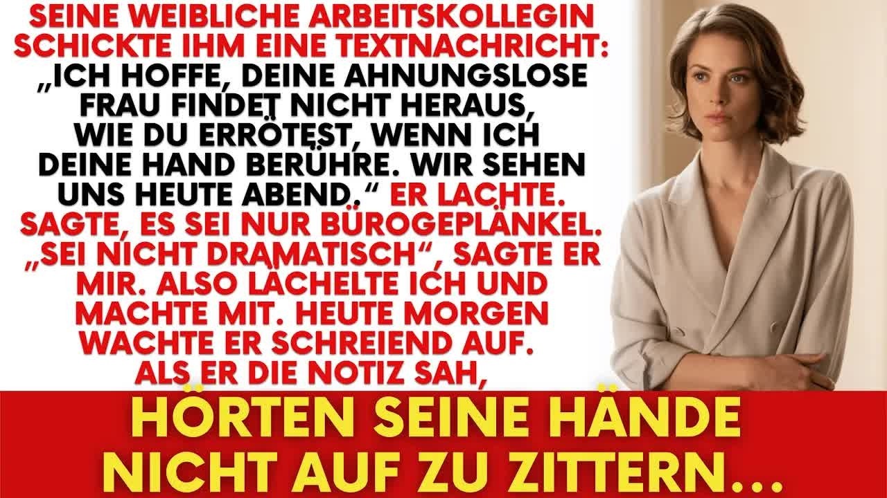 Er lachte, als ich die Nachricht fand — Er hörte auf zu lachen, als er alles verlor