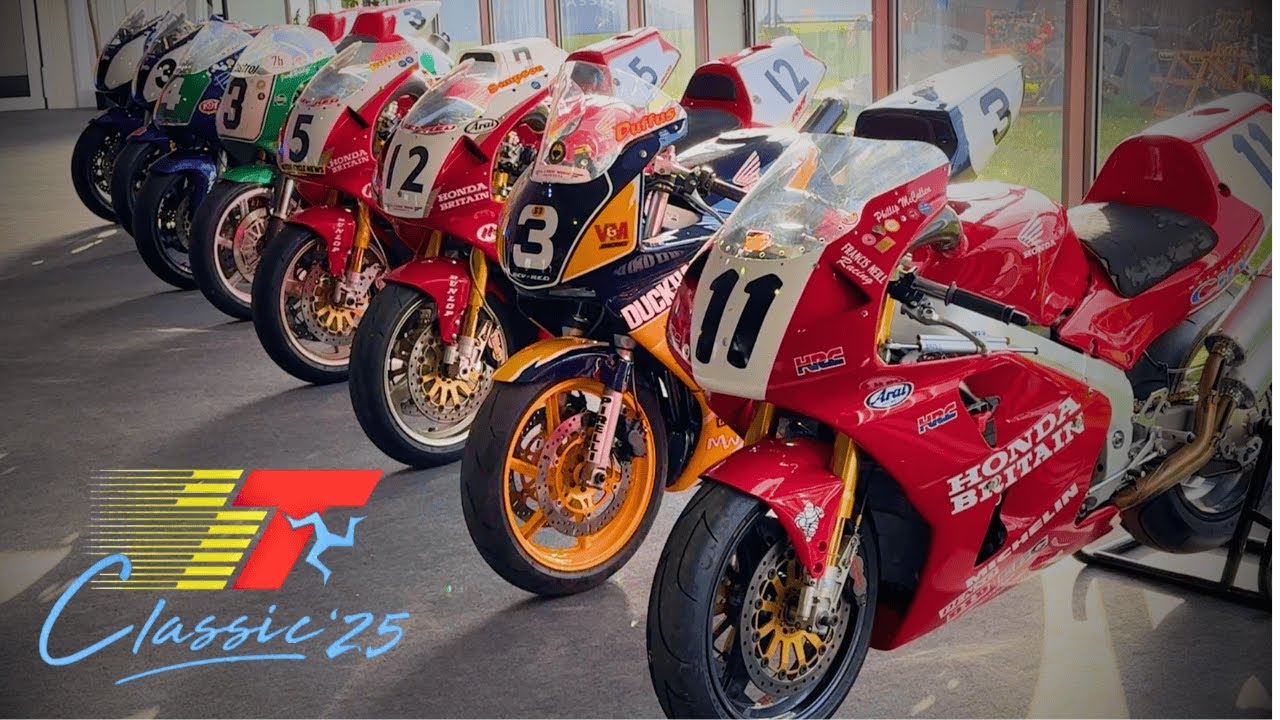Glorious Classic Isle of Man TT Bikes