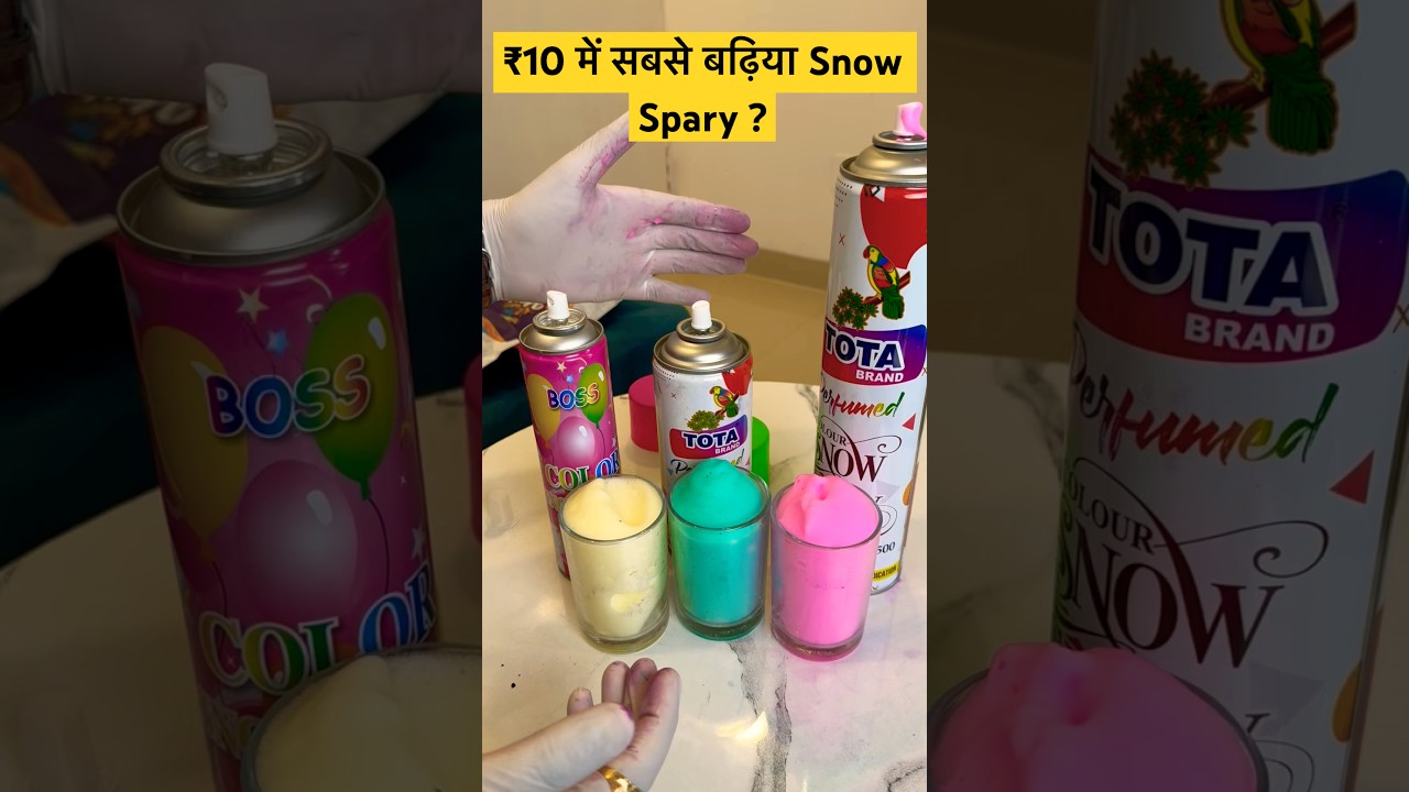 Best Ever Snow Spray 😍🤩 #shorts #holi #colours #testing #holi2025