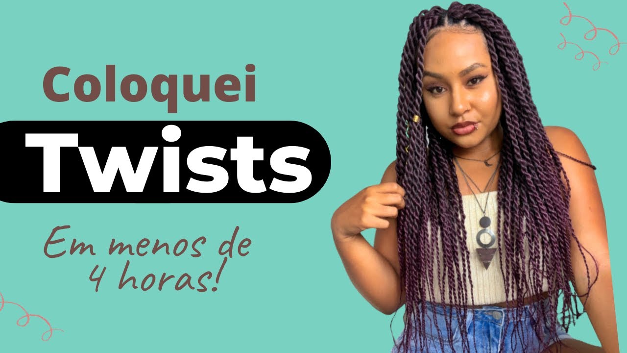 Twists no método Crochet Braids
