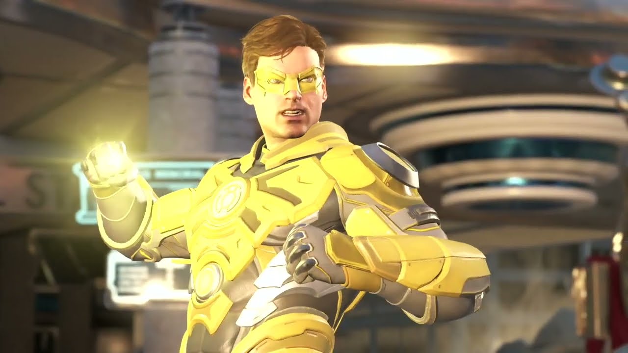 Yellow Lantern vs Red Lantern - Injustice 2
