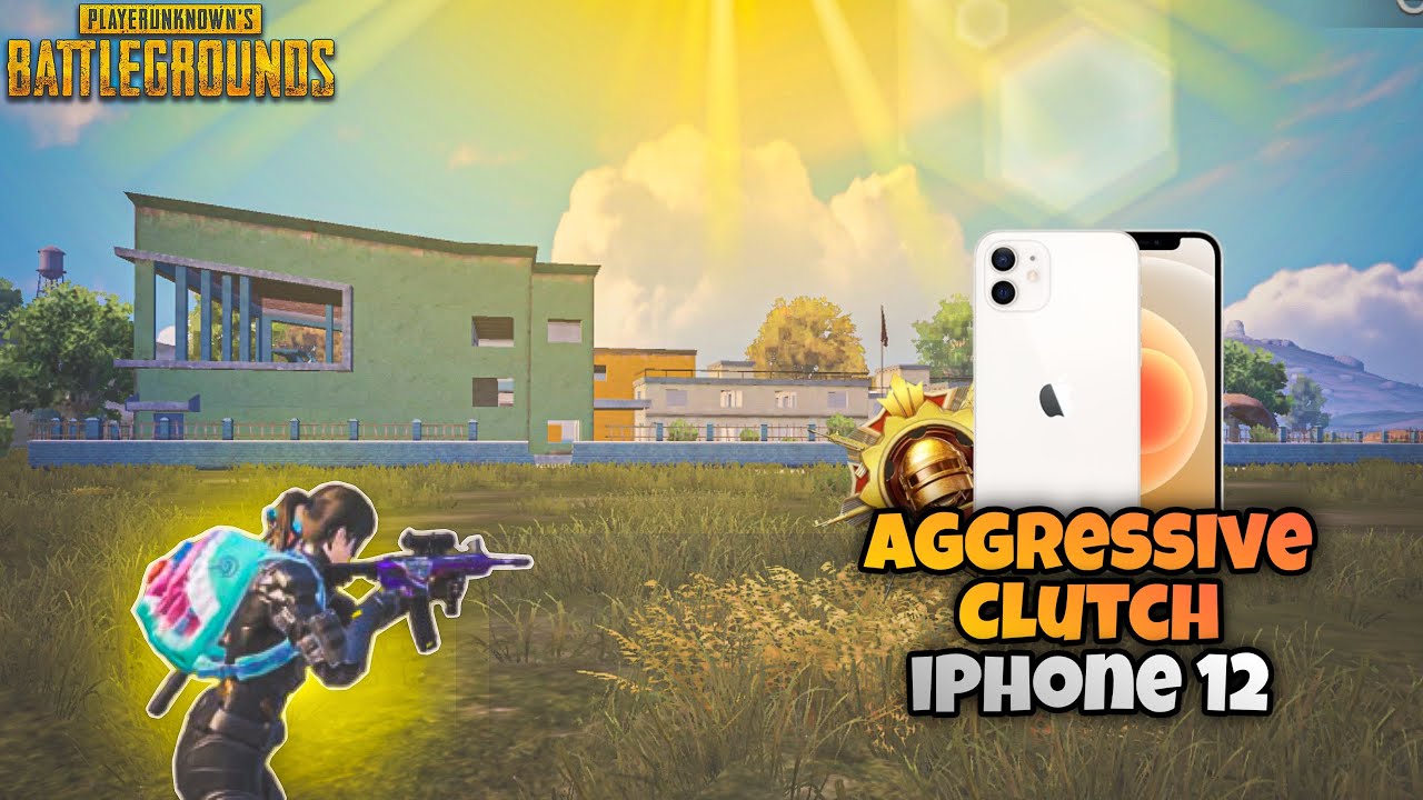 Aggressive clutch 😤 iPhone 12 BGMI gameplay 