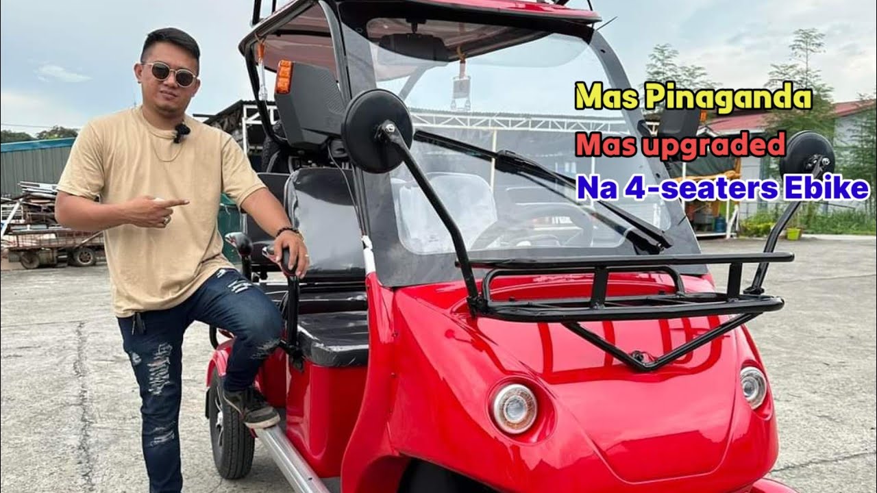 Mas Pinaganda mas upgraded na 4 seaters Ebike #electricbike
