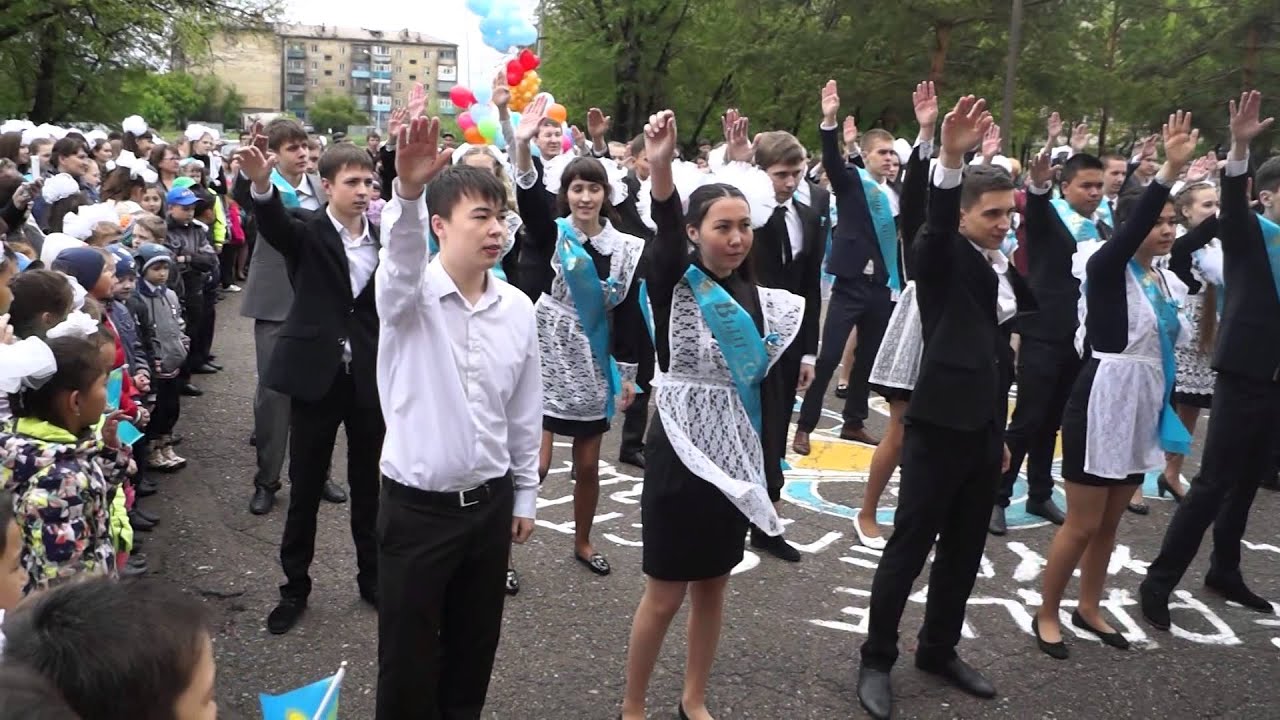 Последний звонок 2015. СОШ №85. Вальс + флешмоб