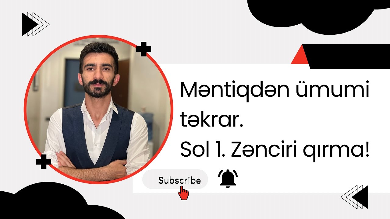 Məntiqdən vacib sual izahları. Zənciri qırma gün 1. 