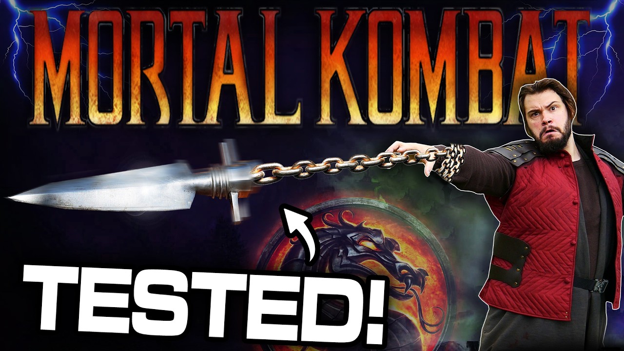 Mortal Kombat SCORPION Kunai TESTED