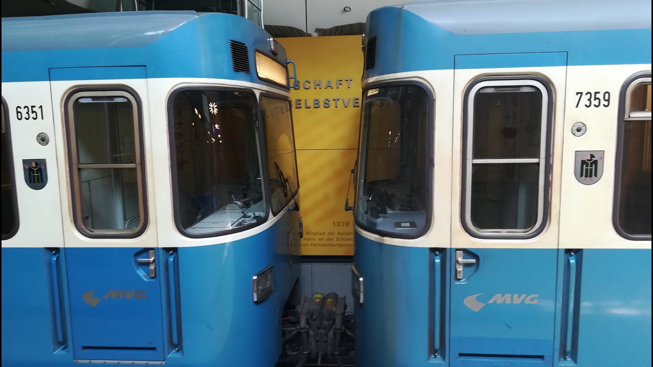 Szenen der U-Bahn München aus 2018