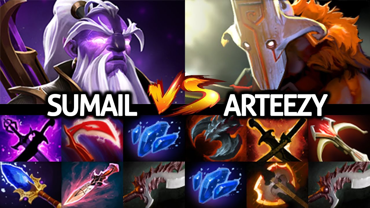 ARTEEZY Juggernaut Daedalus VS SUMAIL Void Spirit Mid Dota 2
