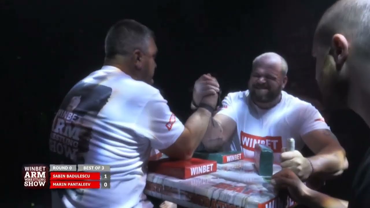 Sabin Badulescu vs Marin Pantaleev - WINBET ARMWRESTLING SHOW