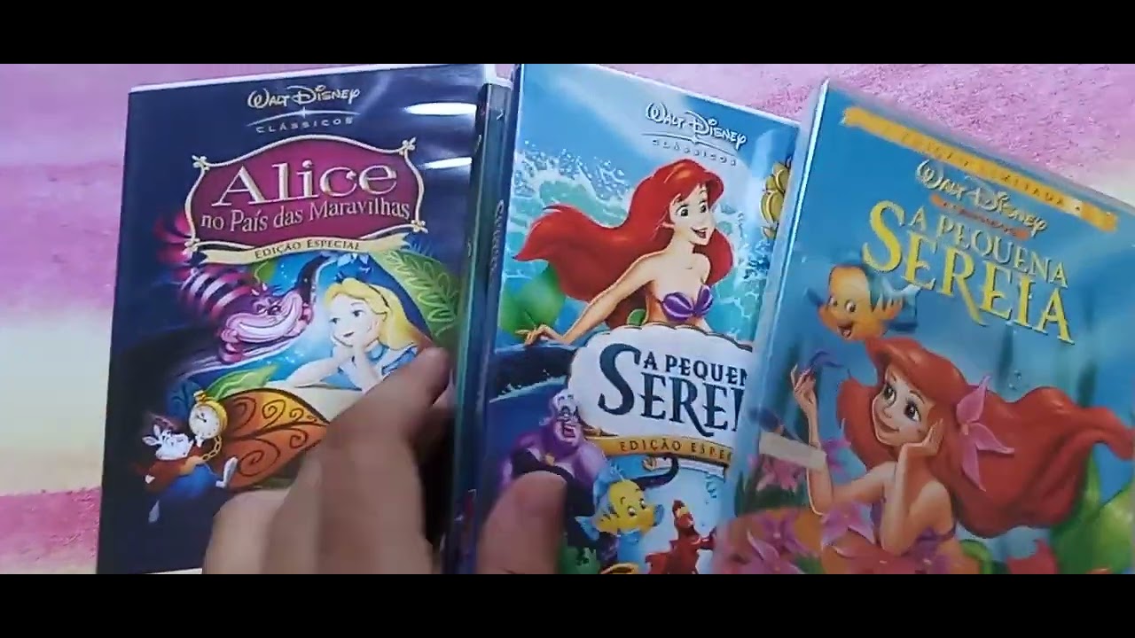 Comparando as diferentes edições de dvds dos filmes da Disney ❤️ ( Bônus) #disney