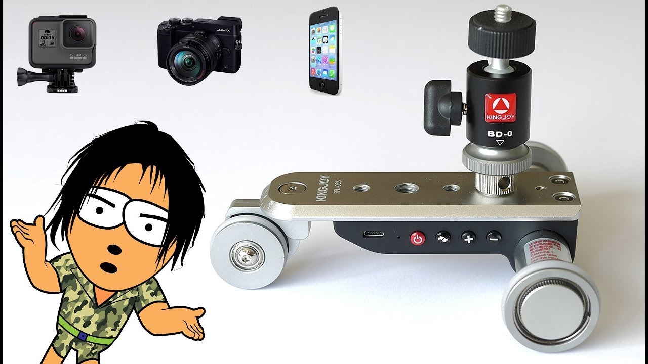 kingjoy ppl-06s un slider motorisé pour caméra travelling pas cher.