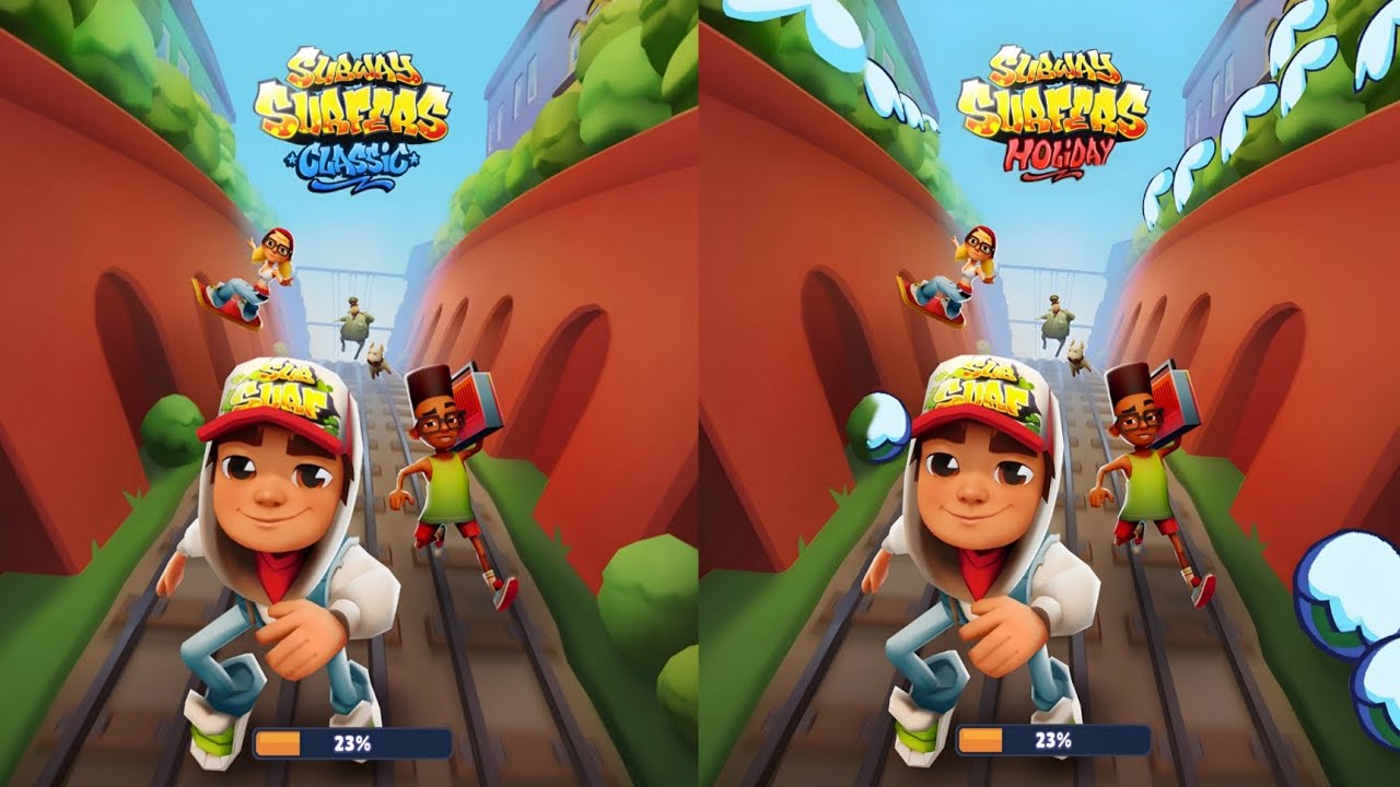 Subway Surfers : Subway Classic vs Classic Holiday