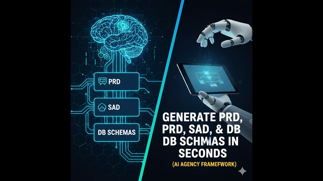 3. Generate PRD, SAD, and DB Schemas in Seconds (AI Agency Framework)