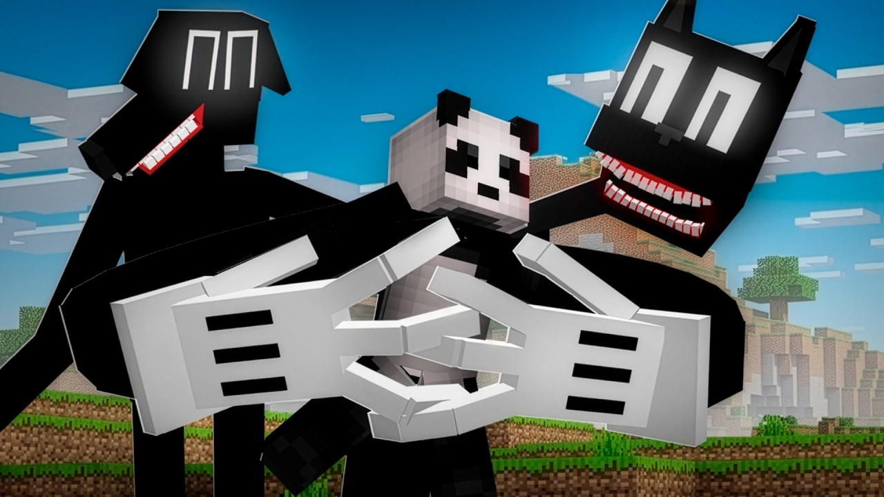 SOBREVIVO a CARTOON CAT y CARTOON DOG en MINECRAFT
