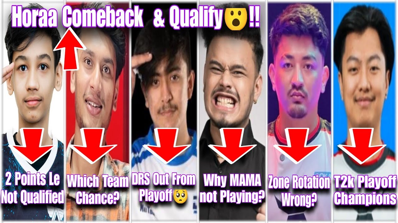 Drs Out From Lidoma Events? Horaa Comeback? T2k Champion? AST 2 Points🥺? Rulz on Zone? Mandip Reply?