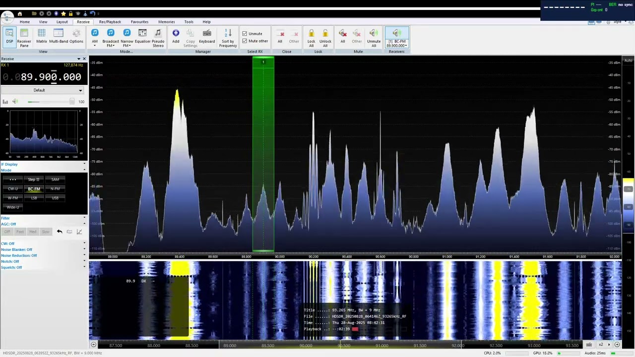 [sporadic-E/2025] 89.9 / big FM, K&ouml;ln/Sternengasse [D] @926km, 0.32kW | 28.08.2025