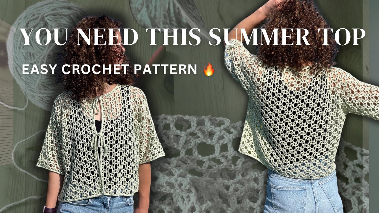 You’ll want to Wear This Every Summer! | Mojito Crochet Shirt Tutorial