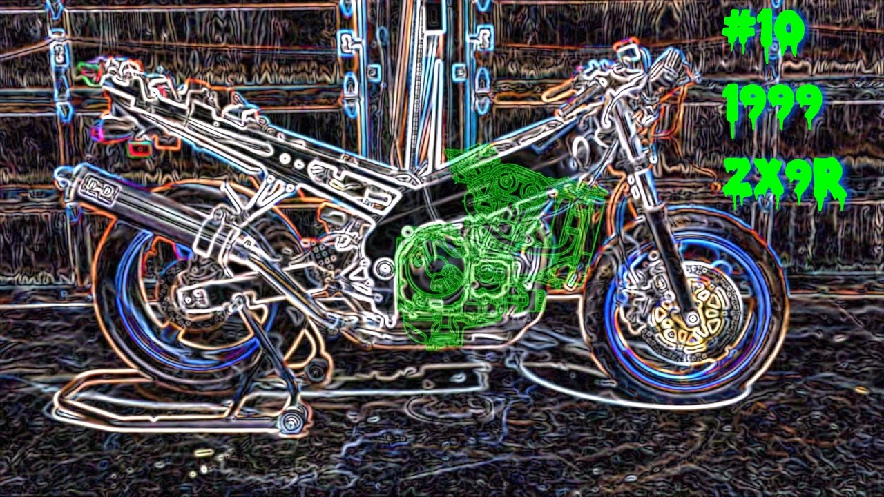 1999 ZX9R Disassembly Part10. Cooling system5 (The Rusty Radiator)