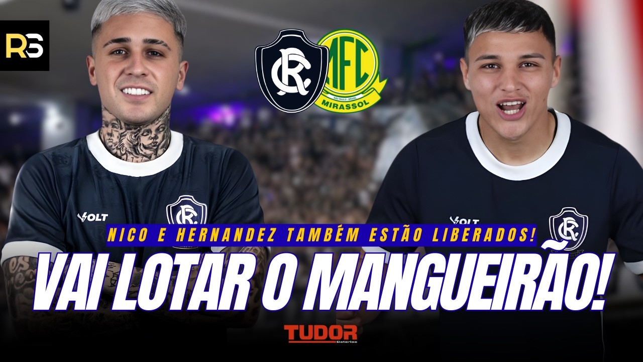 🚨🦁 VAI TER TORCIDA! Remo REVERTE punição e jogo contra o Mirassol será com público!