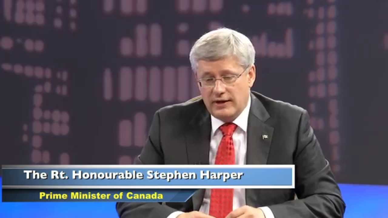 Prime Minister Stephen Harper`s interview with Dr. Shan Chandrasekar at ATN Studio