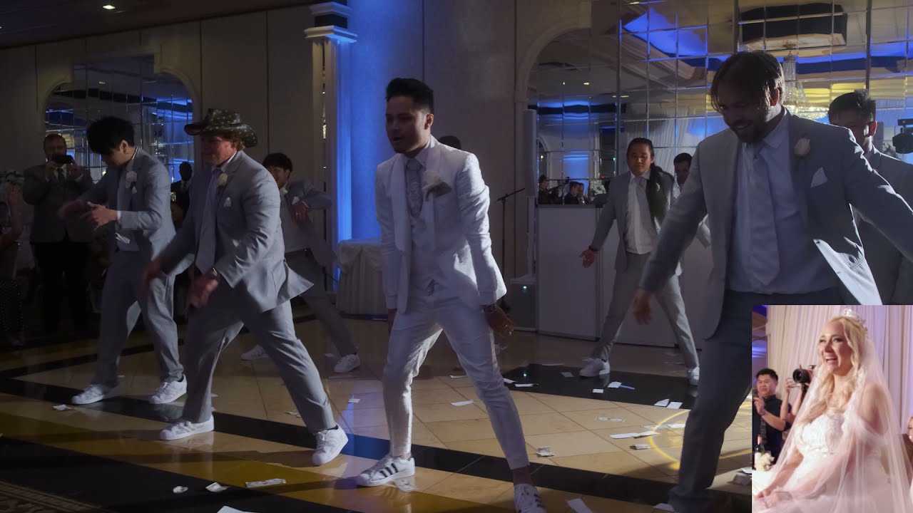 Surprise Groomsmen Dance!