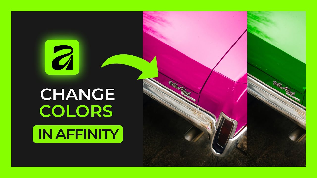 How to CHANGE COLORS in Affinity By Canva