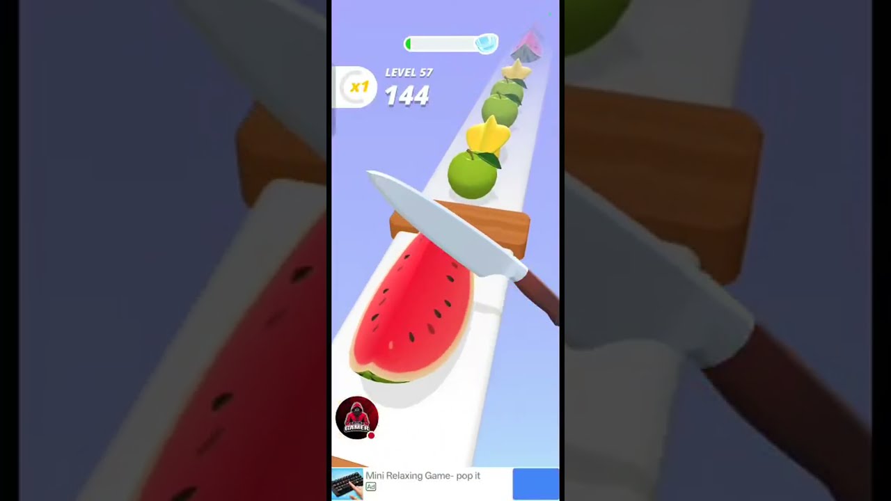 Perfect Slices Live In Level 🎉🤯 260 #shorts #live #gaming #treding #viral