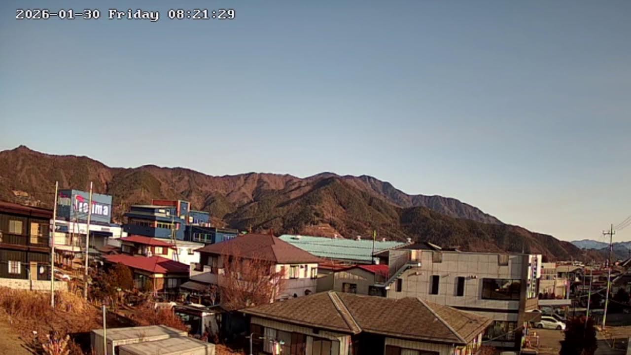 山梨県富士吉田市中曽根山麓ライブカメラ Yamanashi Fujiyoshida Live camera.world.cam