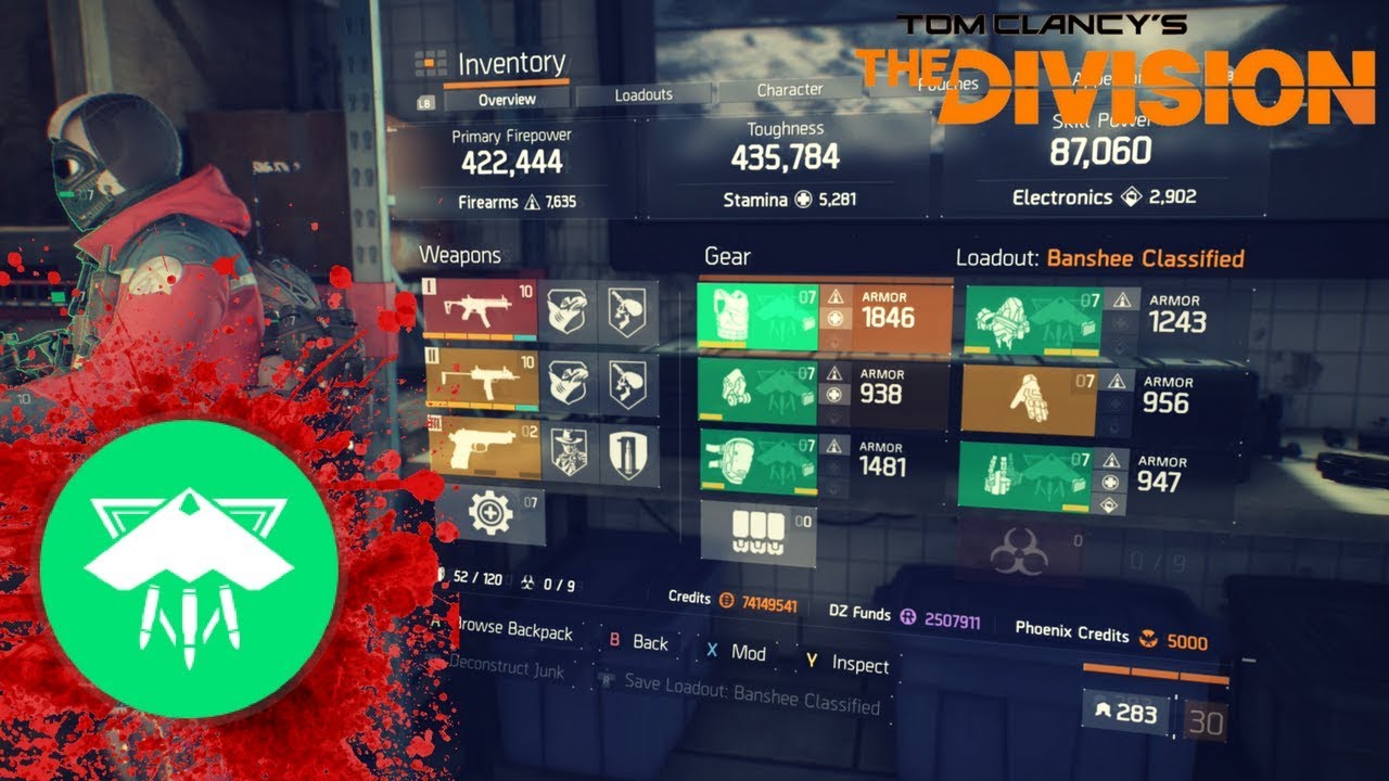 The Division l 5 PIECE BANSHEE 