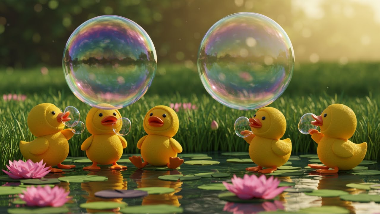 Five Little Ducks Kids Song | Educational Kids Songs | Kids Education Video