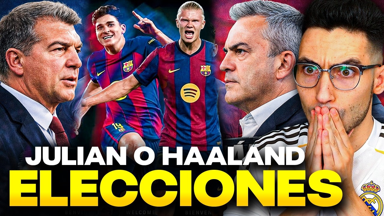 🚨ELECCIONES BARÇA: HAALAND con VICTOR FONT o JULIAN ALVAREZ con LAPORTA