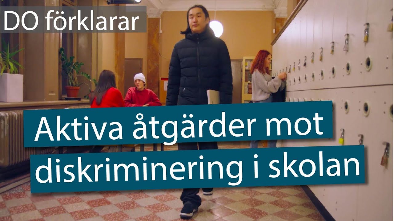 Aktiva åtgärder mot diskriminering i skolan