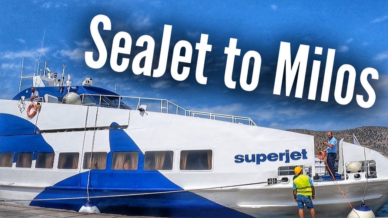 SEAJET TO MILOS - saying goodbye to all things Amorgos | HELLOMYNAMEISTONY