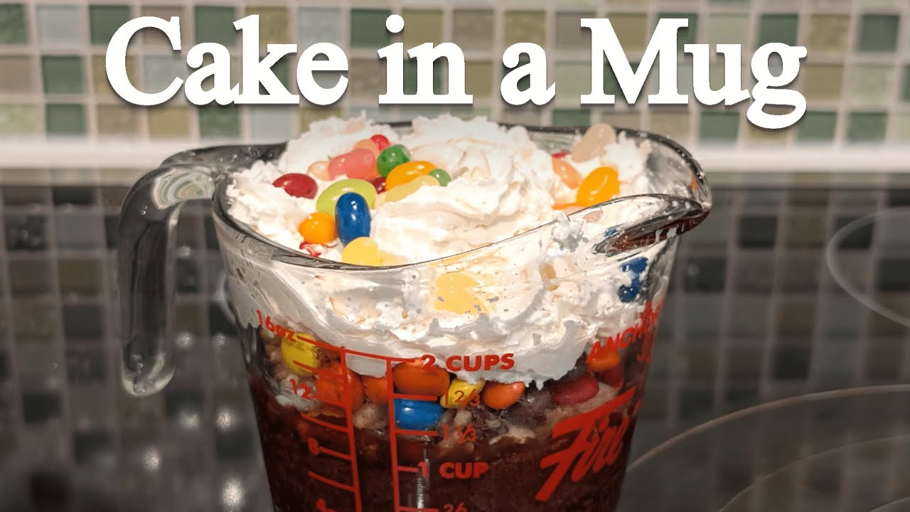 Cake in a Mug - Happy Time Struggle Meals