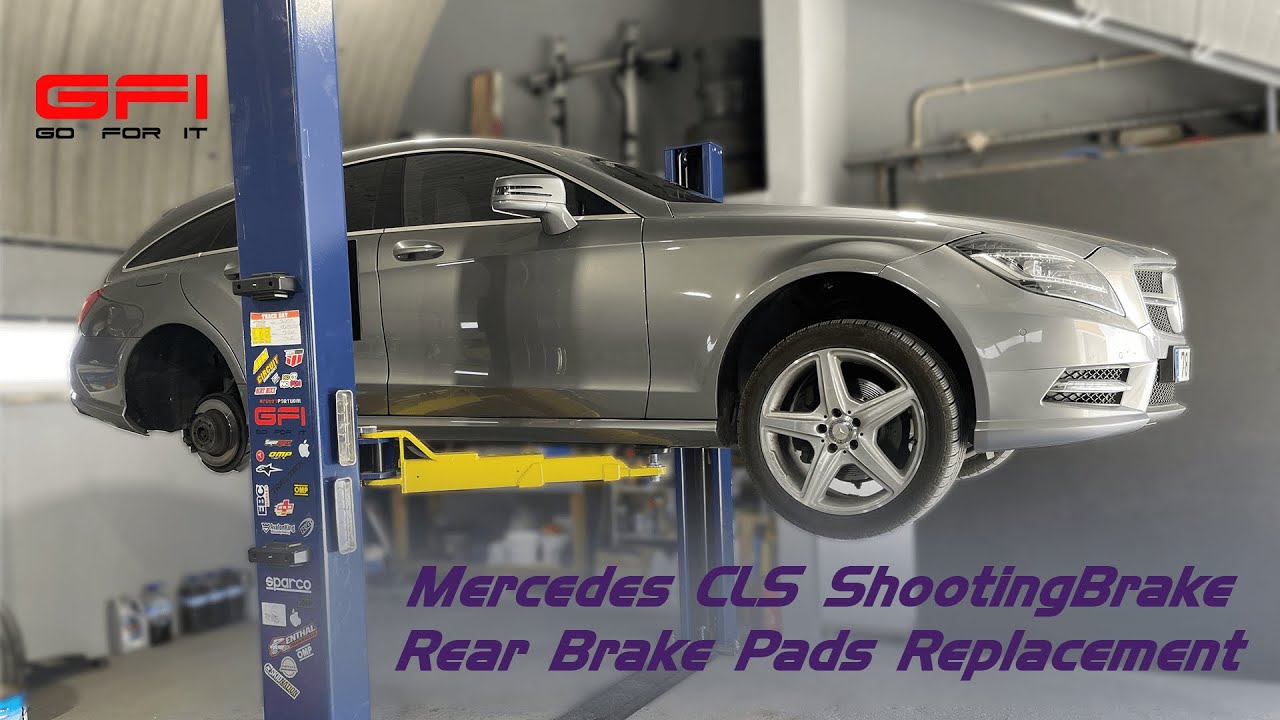 How to change Rear Brake Pads - Mercedes CLS