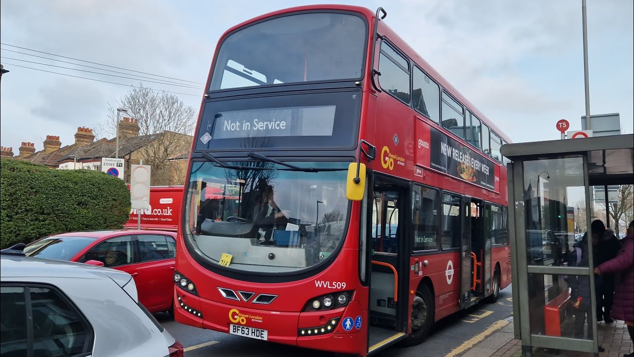 Go-Ahead London WVL509 BF63HDE Bus Route 127 | Volvo B5TL Wright Gemini 3