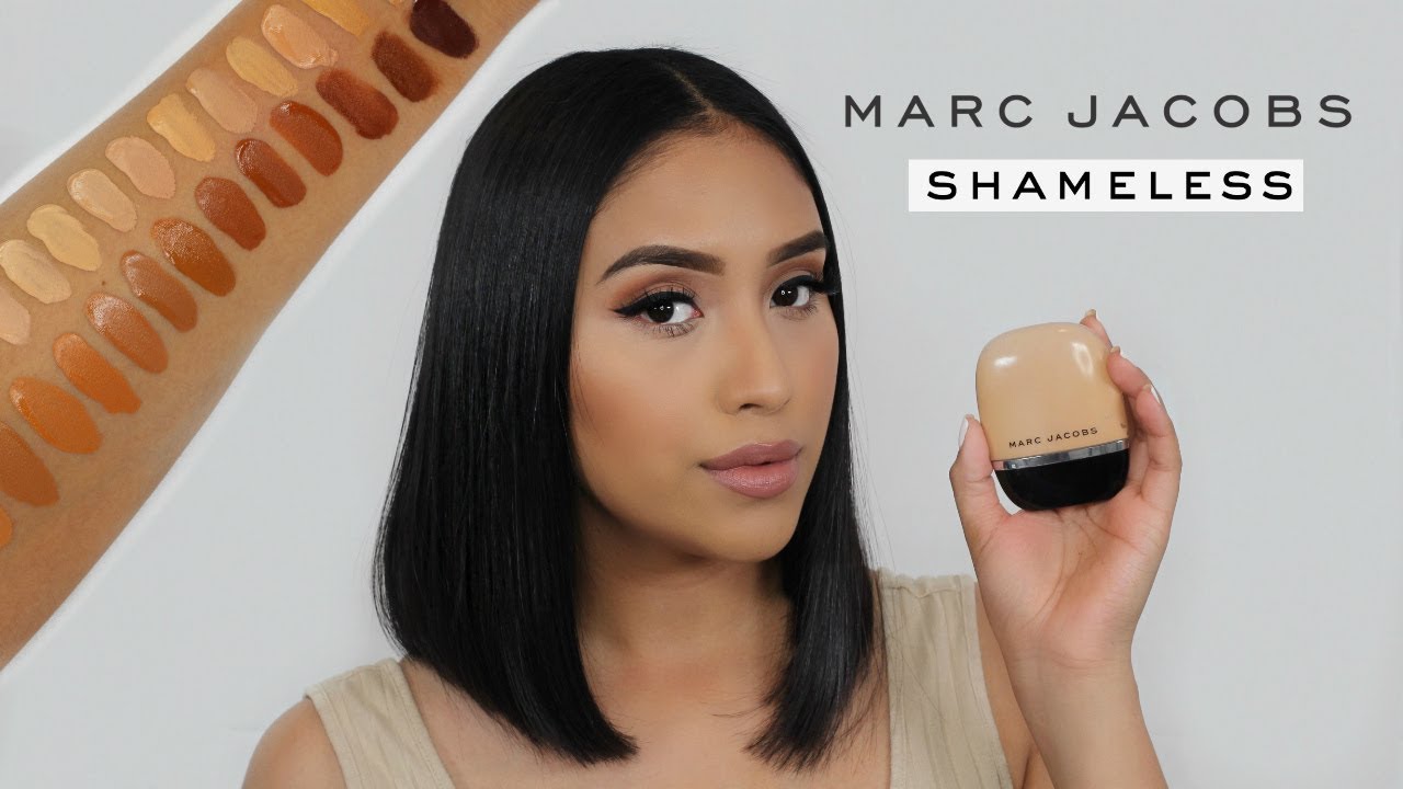 MARC JACOBS SHAMELESS FOUNDATION REVIEW/SWATCHES | Y360