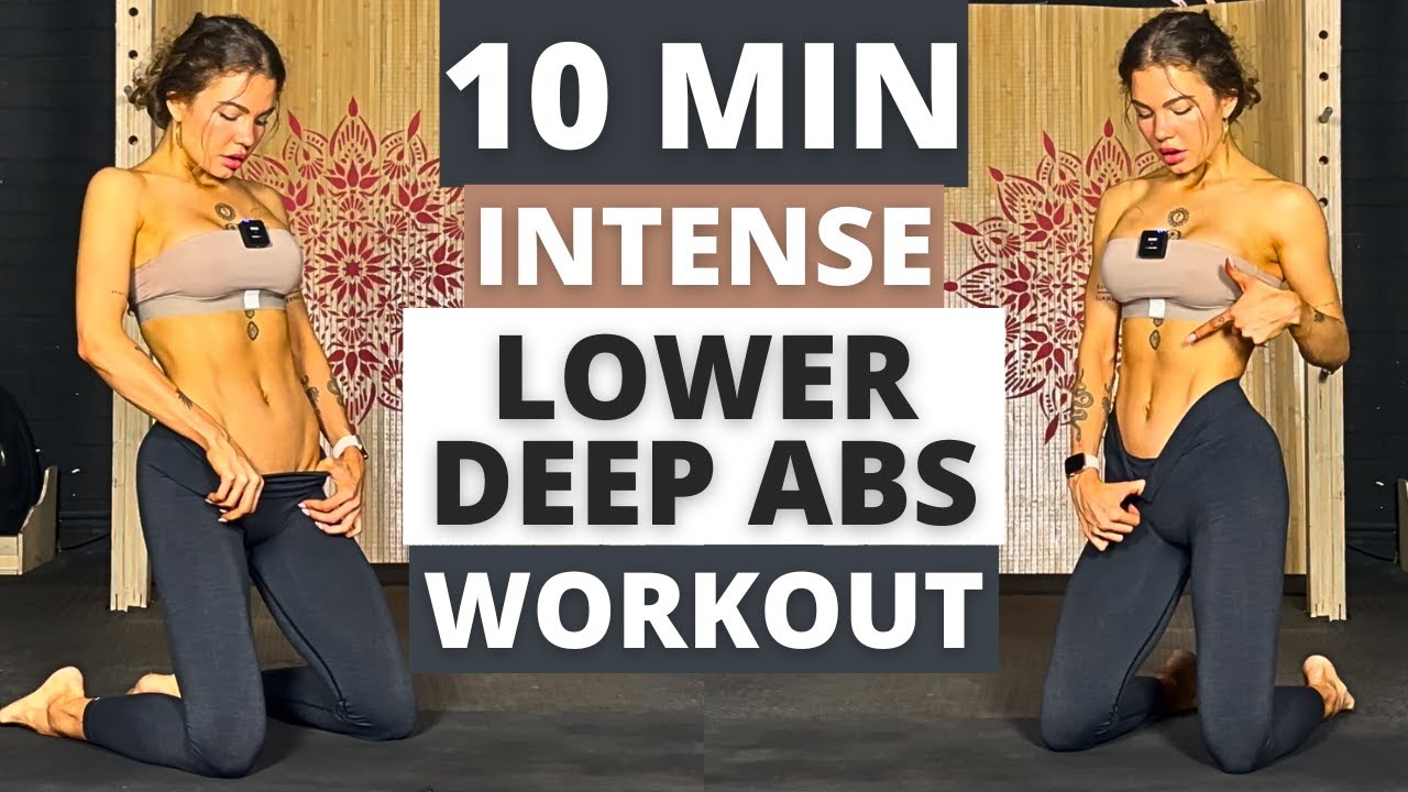 Do This 10 Min Lower Deep AB Workout 3x a week Fot Flat Lower Belly| No Repeat| No Equipment
