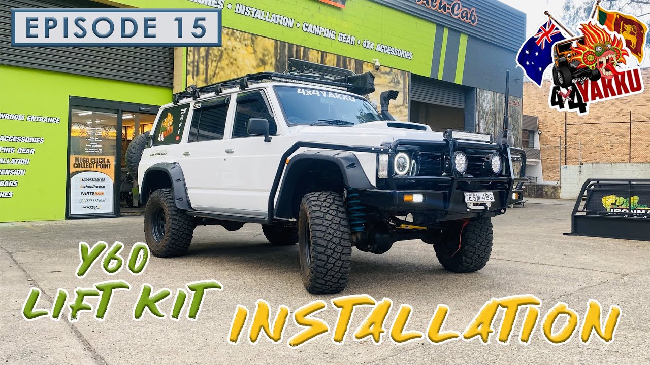 Y60 GQ Patrol Lift Kit Installation | Episode 15 | 4x4 Yakku