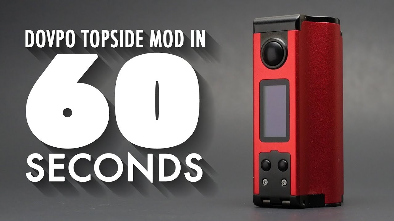 Dovpo Topside Dual Squonk Mod Review | in 60 Seconds