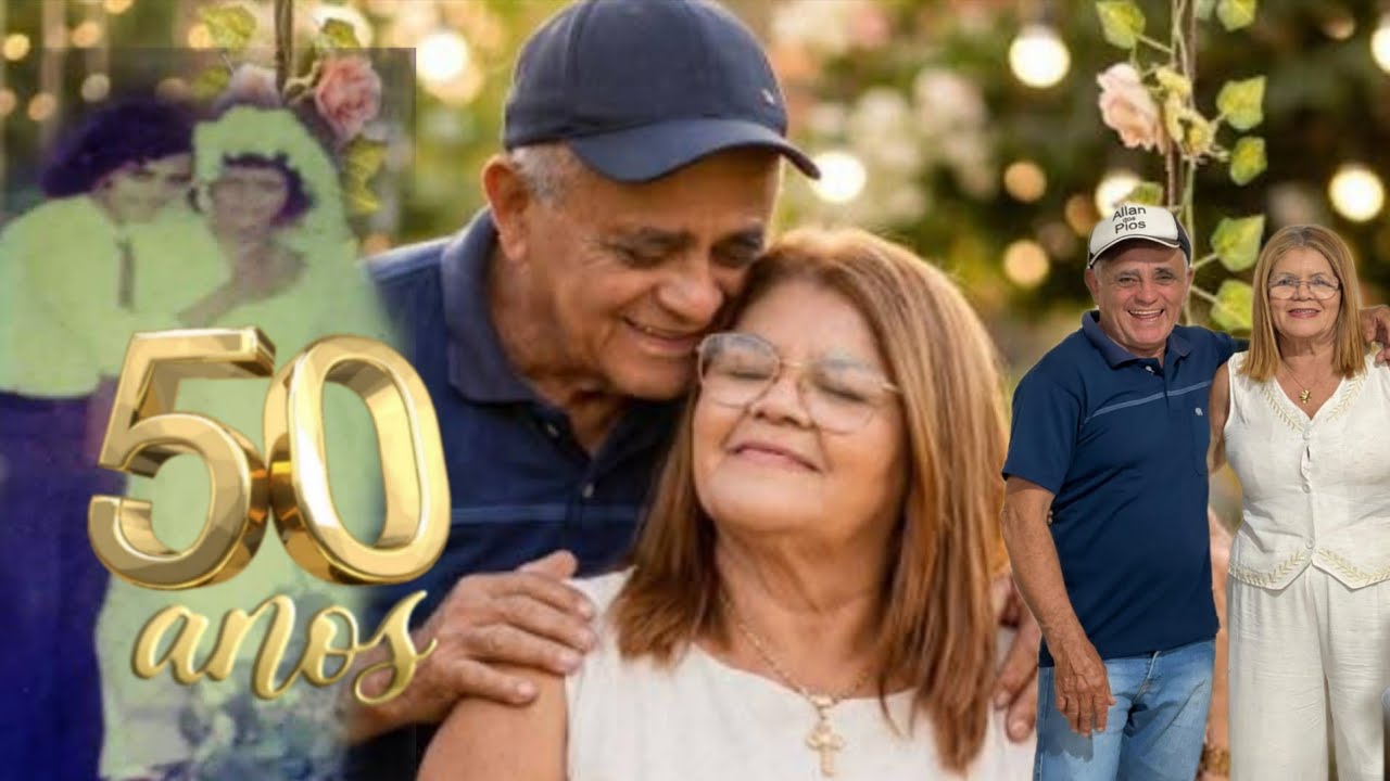 50 ANOS DE CASADOS ,MAINHA E PAPAI ,NOSSA HOMENAGEM 