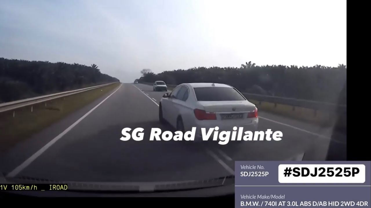 25dec2022 malaysia B road #SDJ2515P bmw 740 reckless overtaking by ignoring double white line