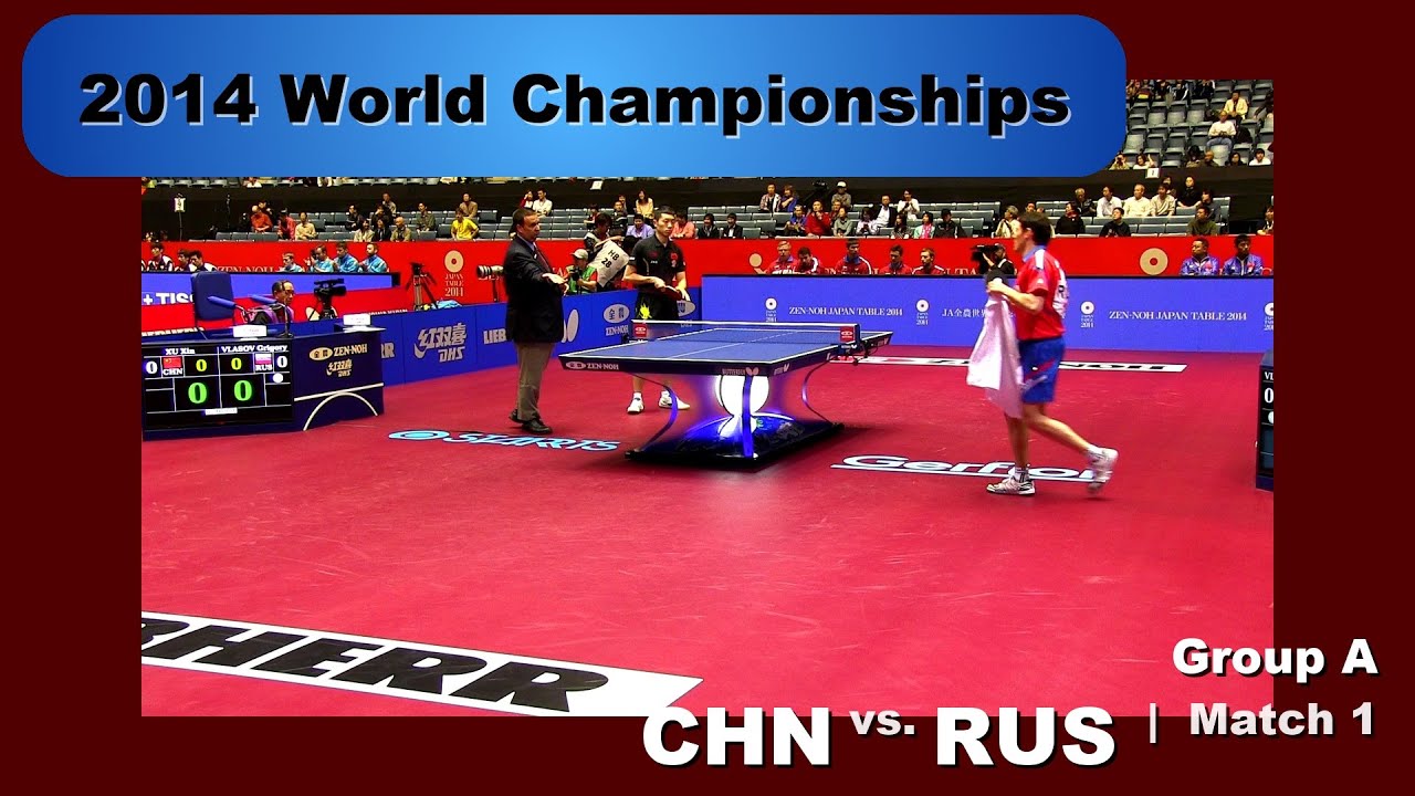 2014 WTTC Men's Team - Group A: CHN - RUS Match 1: Grigory Vlasov v Xu Xin