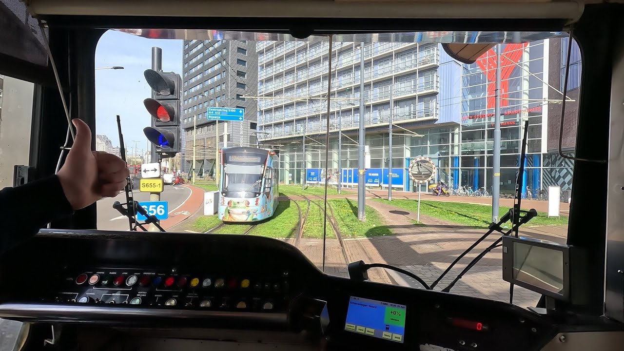 POV tramdriver The Hague | HTM 3072 ''Corpus'' | tramline 1 | 2024