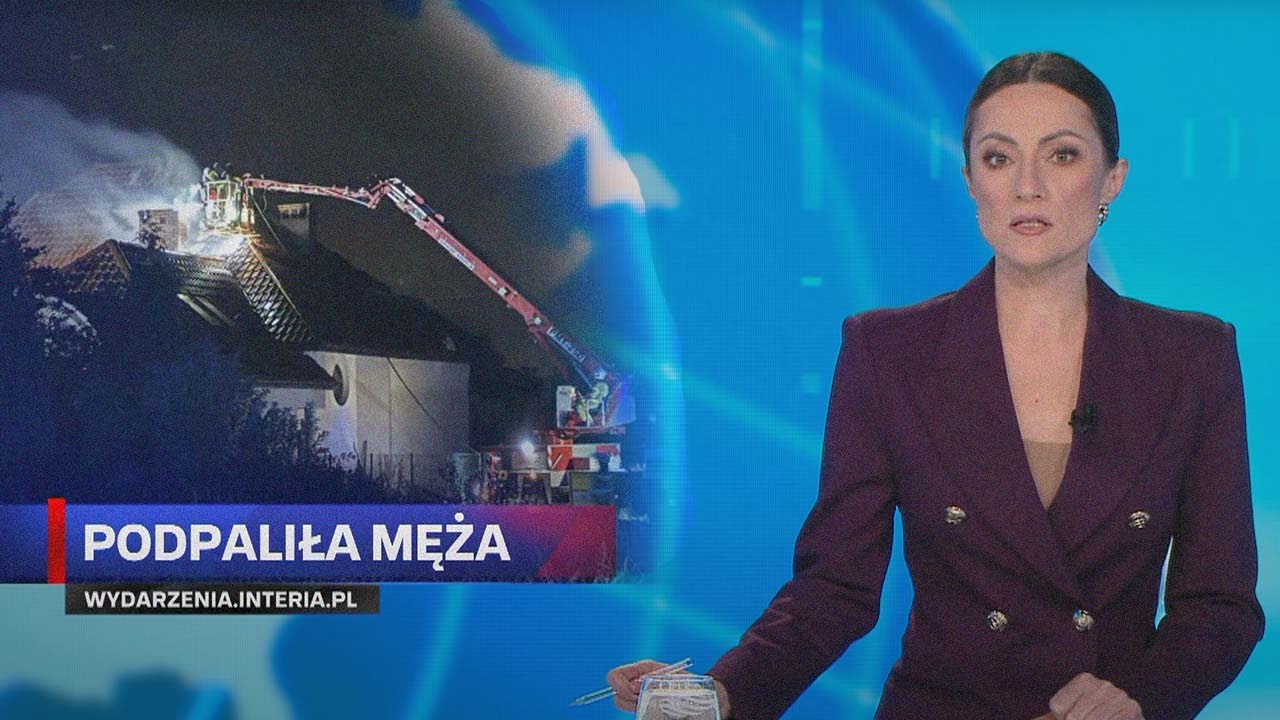 Tragiczny pożar domu. Żona podpaliła męża
