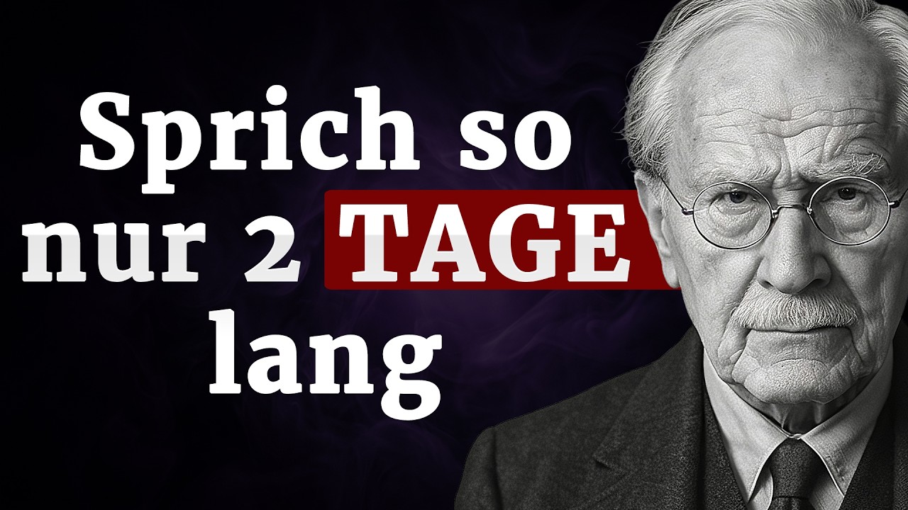 Sprich NUR 2 Tage so – und dein Leben verändert sich | CARL JUNG