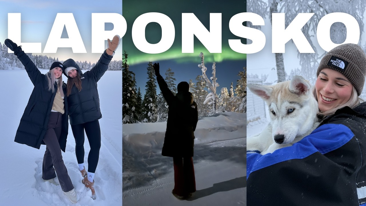 MŮJ PRVNÍ VLOG ❄️ LAPONSKO NÁS DOSTALO