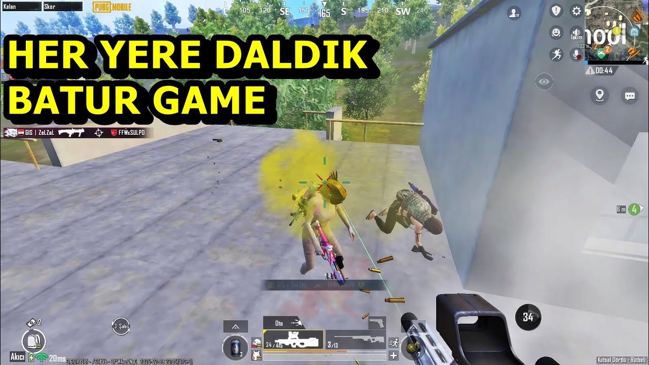 HER YERE DALDIK ! BATUR GAME EFSANE MAÇ PUBG MOBİLE